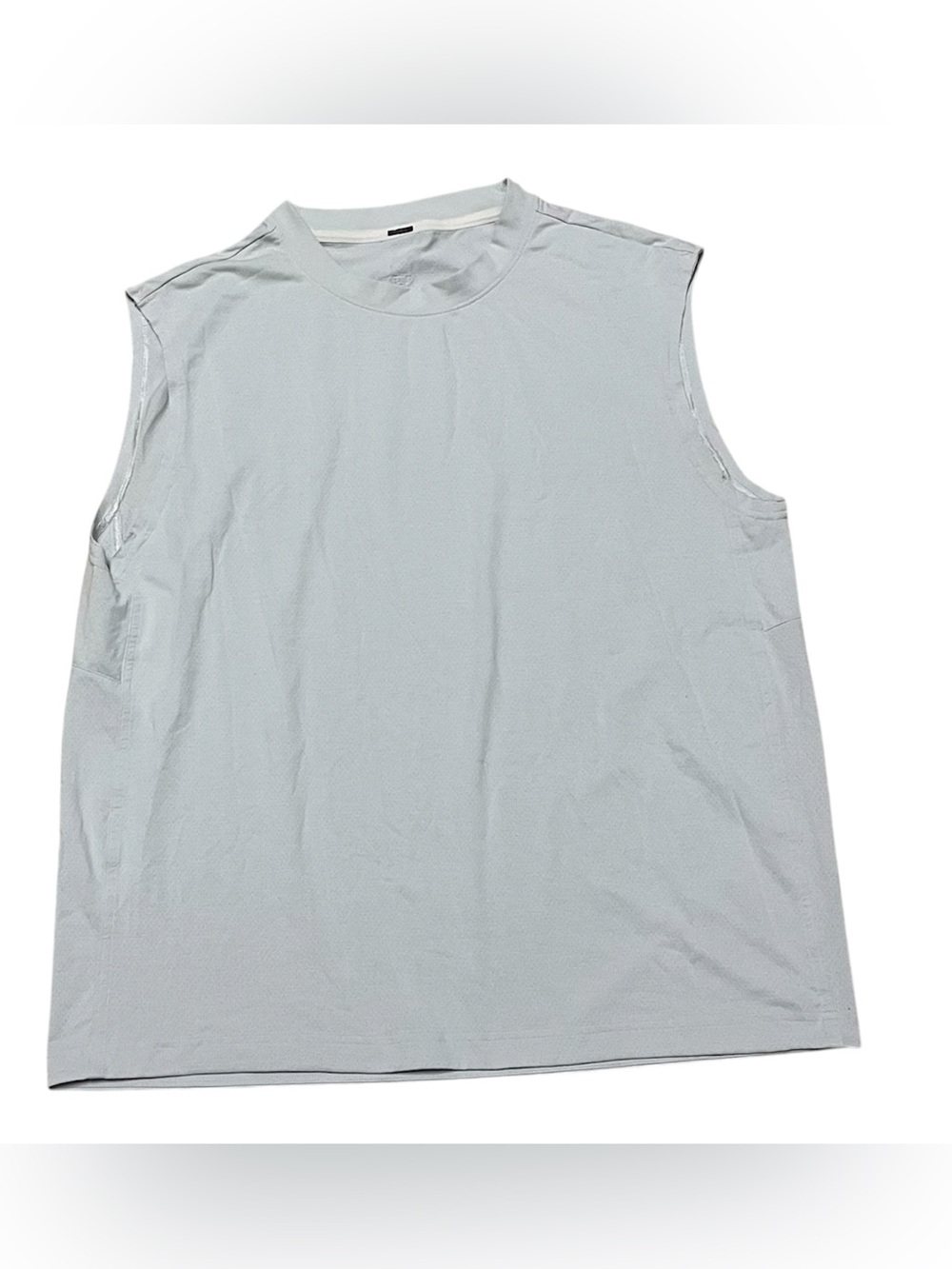 Lululemon EasySet Training Sleeveless Shirt Light Grey Size Large